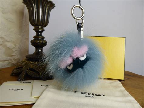 authentic fendi monster keychain lagoon|real real Fendi keychains.